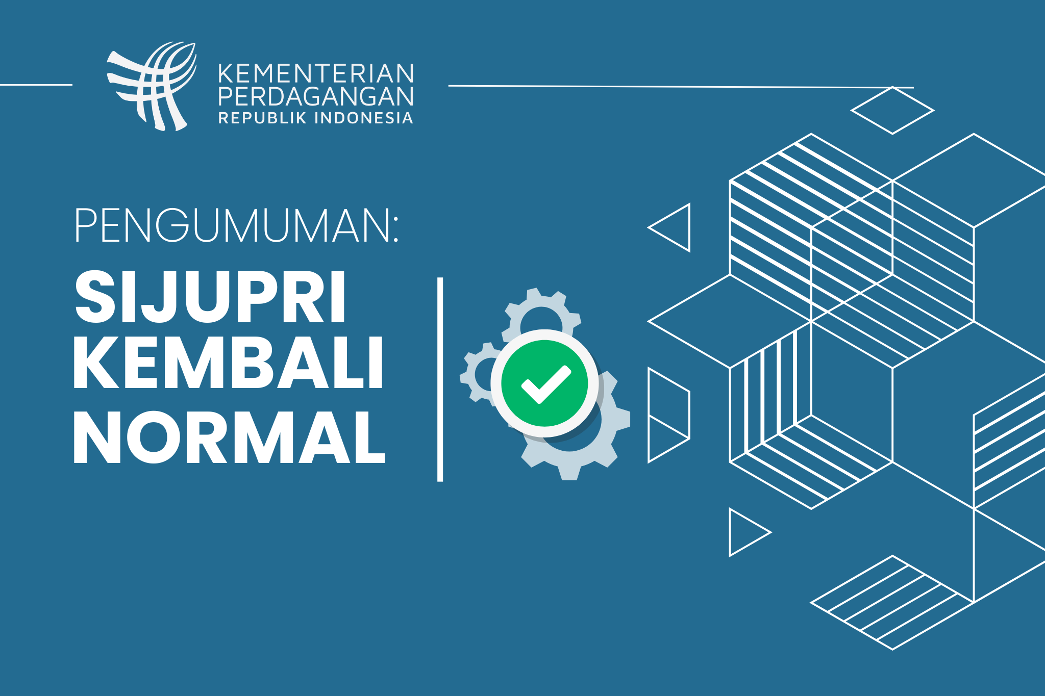 SIJUPRI Kembali Normal, Siap Digunakan Kembali
